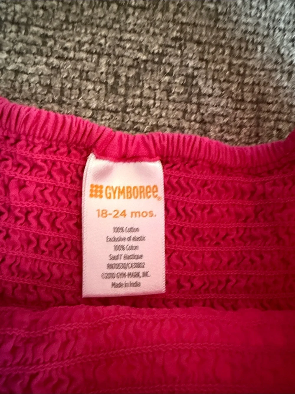 Gymboree Hot Pink Hippo Floral Sundress